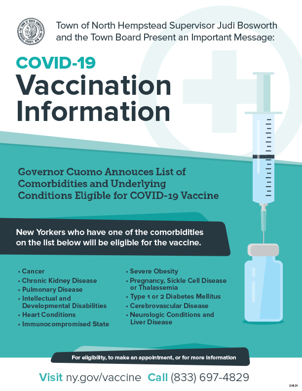 Vaccine Information Flyer Comorbidities